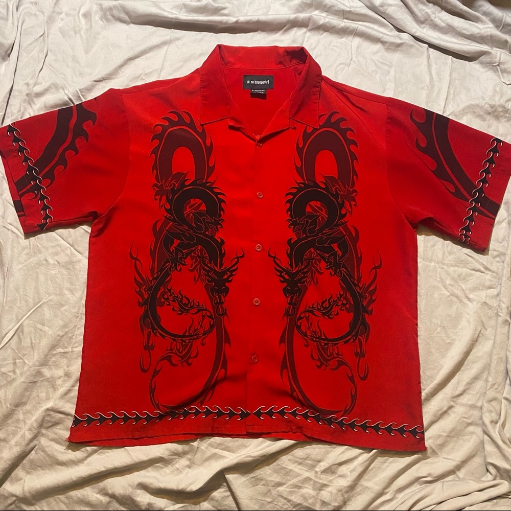 No Boundaries Unisex Button Down